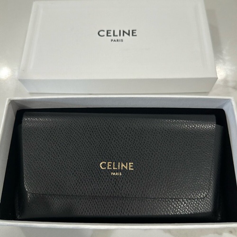 Celine Triomphe Oval Tortoise Sunglasses - Picture 6 of 6